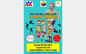 3ème Meeting d'athlétisme Valentin Labalette