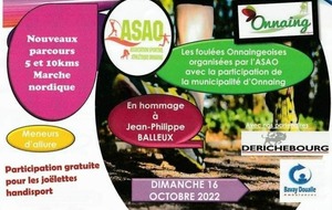 Foulées Onnaingeoises 2022