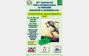 15e édition Cross International de HERGNIES - Championnat Départemental FSGT (Challenge FSGT)