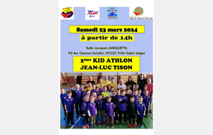 2ème Kid Athlon Jean-Luc Tison