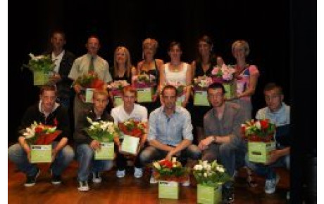 Les Champions de France 2011-2012 à l'honneur
